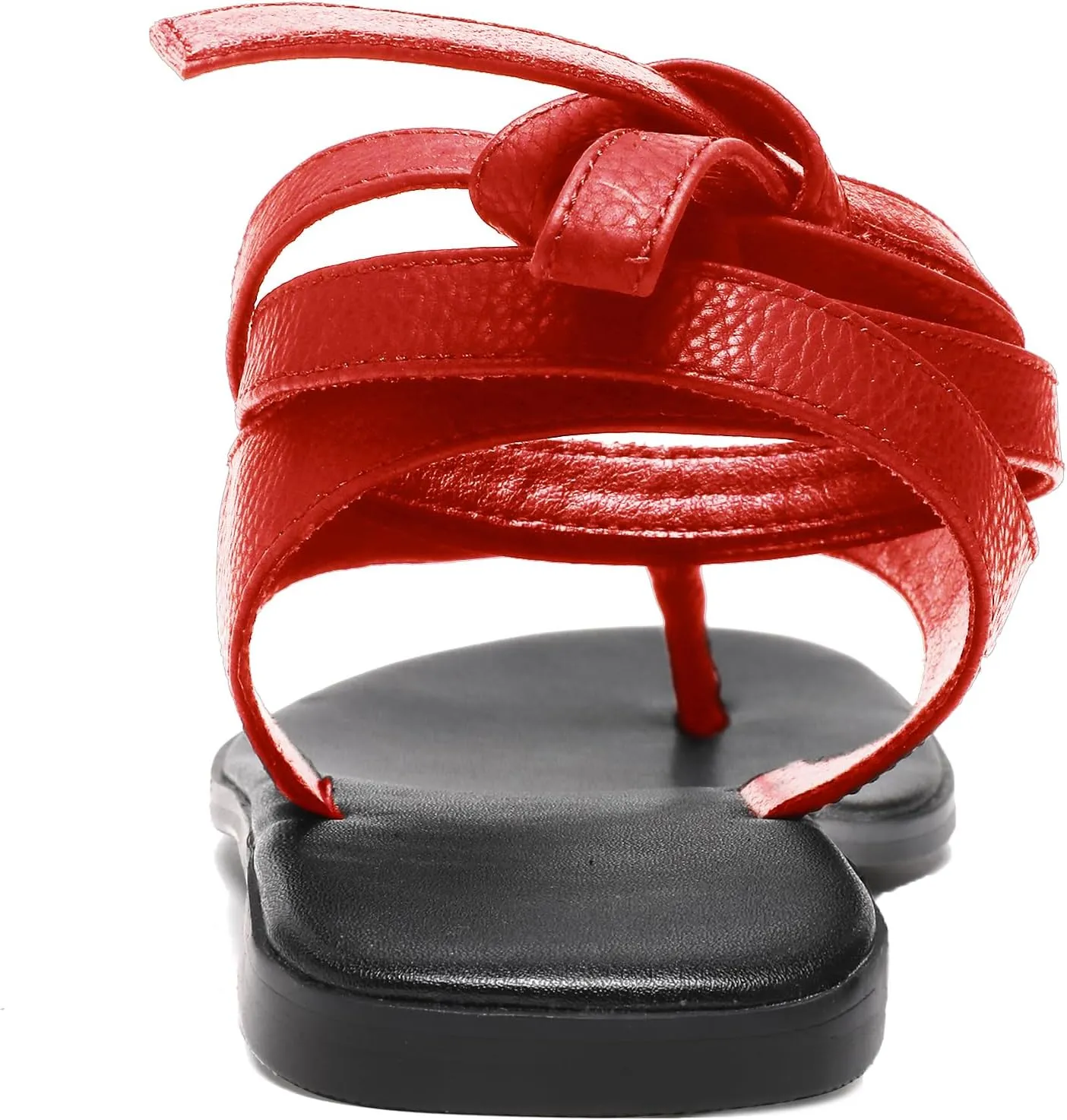 Strap Flip Flop Flat Sandals for Women with Metal Circular Ankle Strappy Ladies Fashion Cute Summer Thong Sandals Dressy.