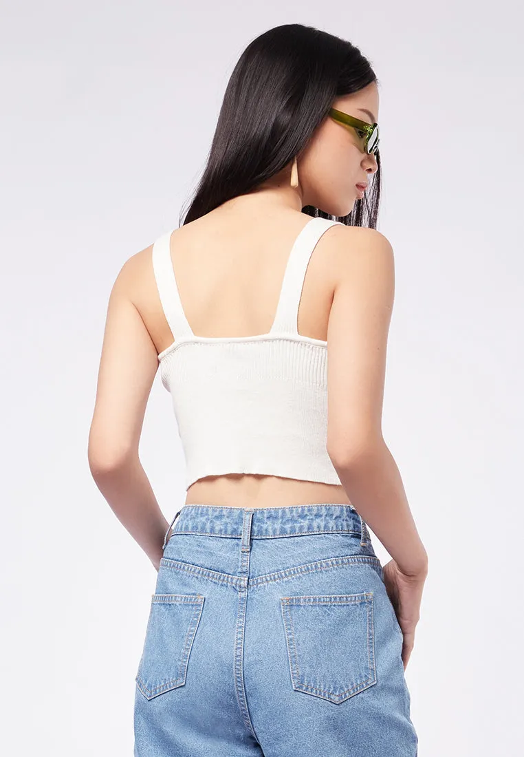 Strappy Bra Knit Top