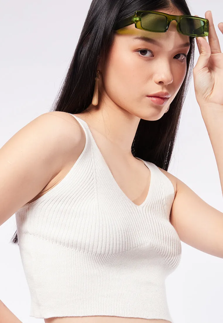 Strappy Bra Knit Top
