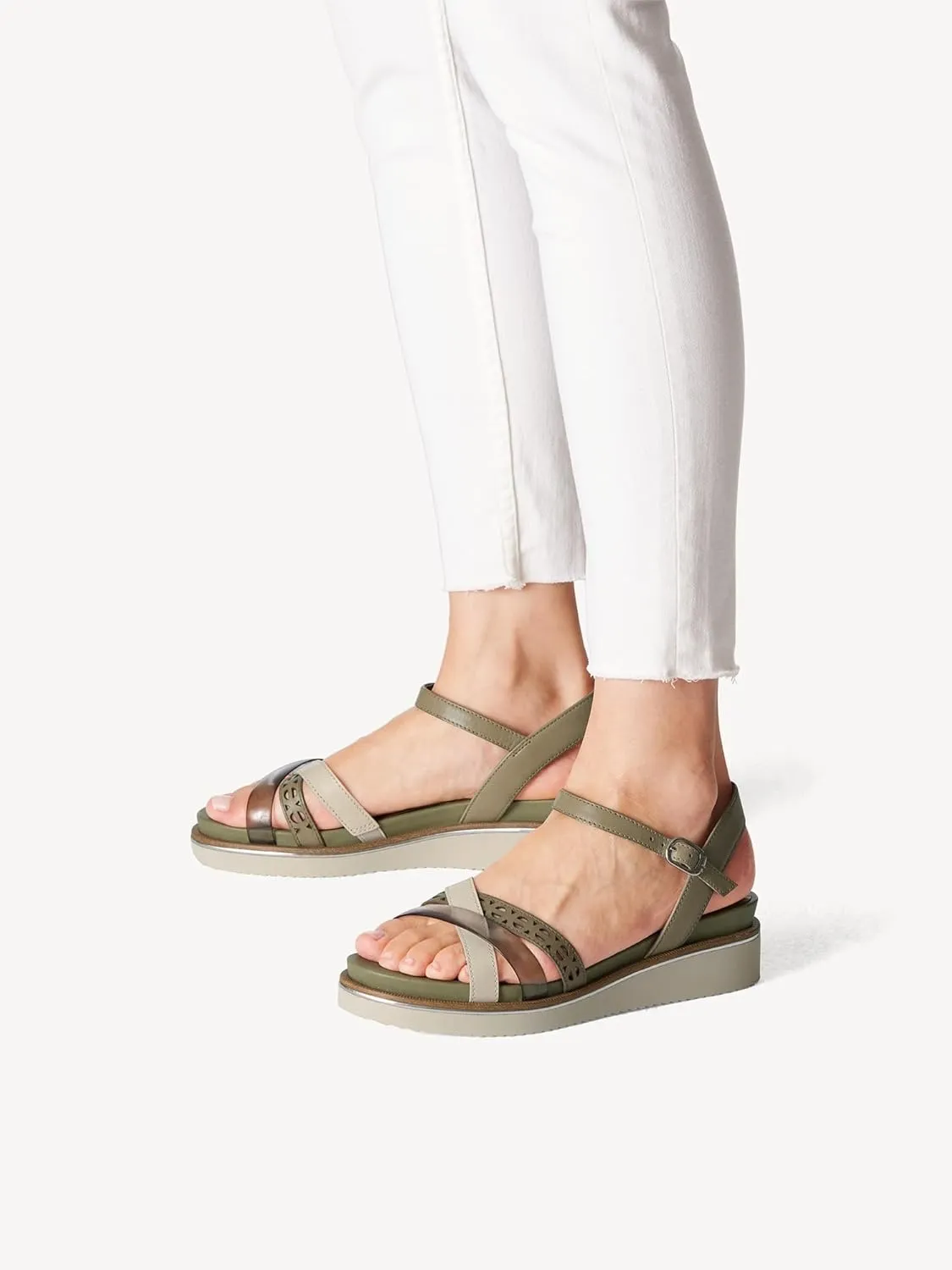 Tamaris Women's Ankle Strap Flat Sandal