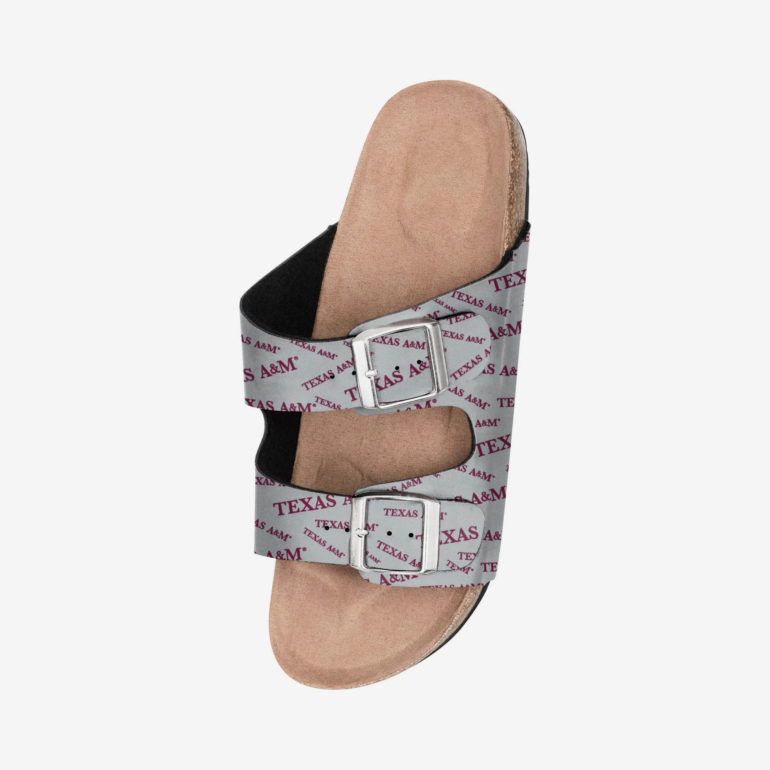 Texas A&M Aggies Womens Mini Print Double Buckle Sandal