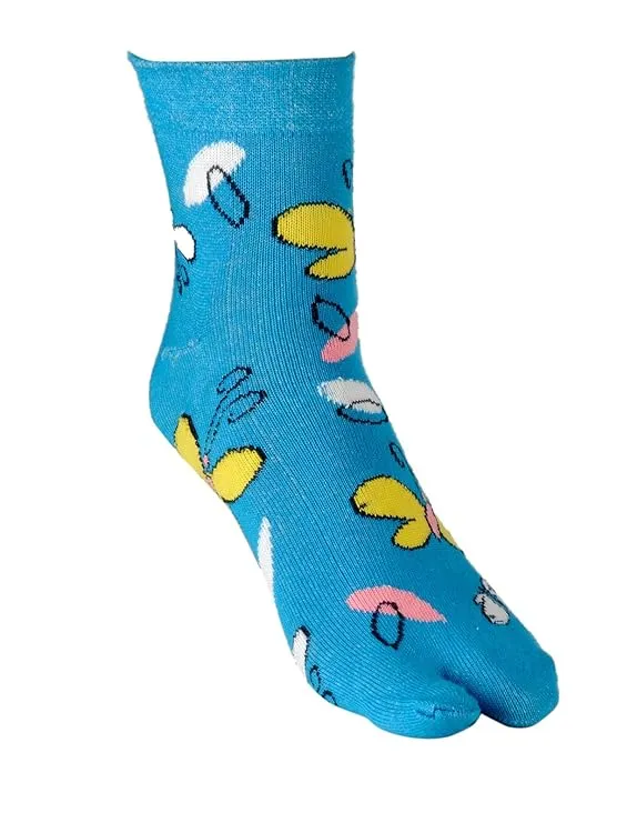 Texlon Butterfly Women's Ankle Length Socks (Pack of 4)