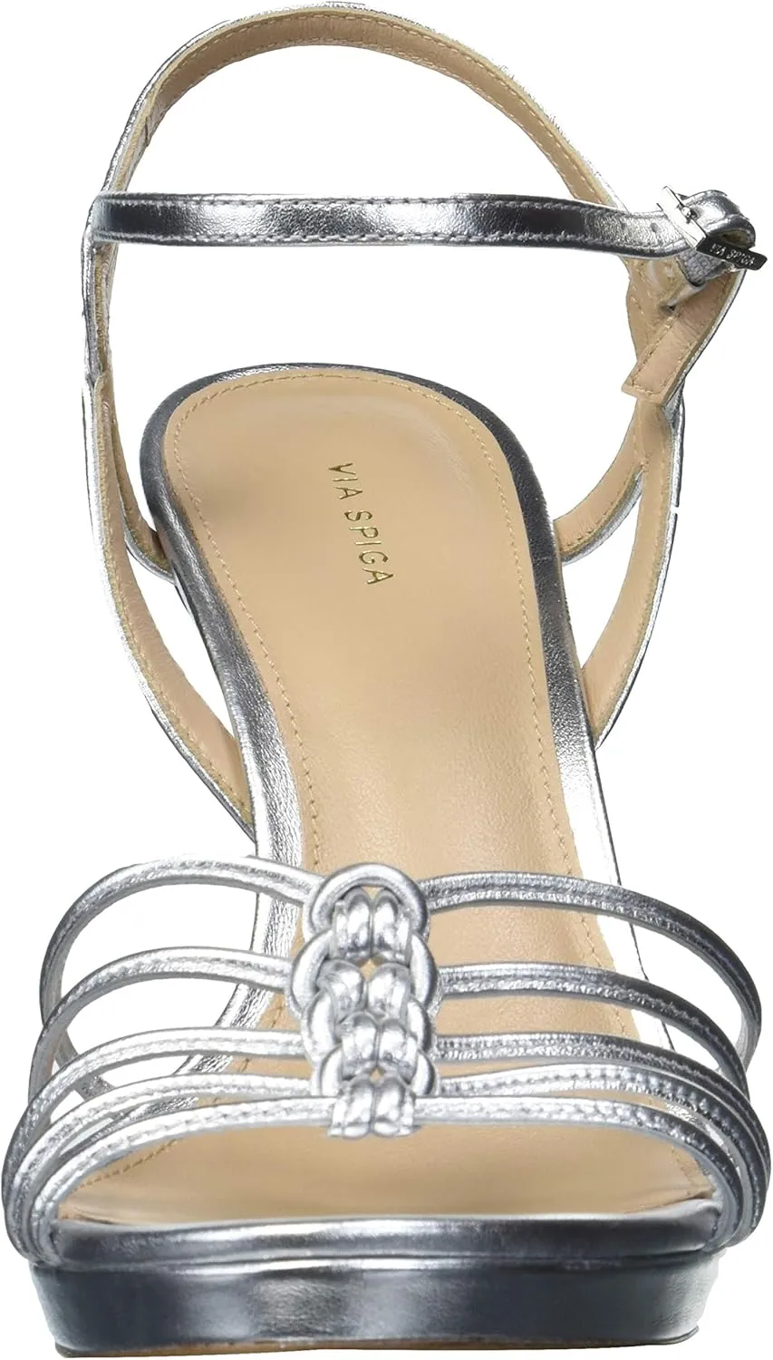 VIA SPIGA Women's V-Malka Dress Sandal Heeled
