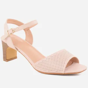 Women "AIJA" Buckle Strap Block Heel Sandals