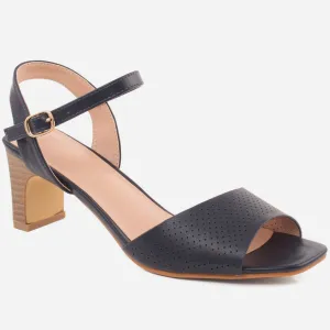 Women "AIJA" Buckle Strap Block Heel Sandals