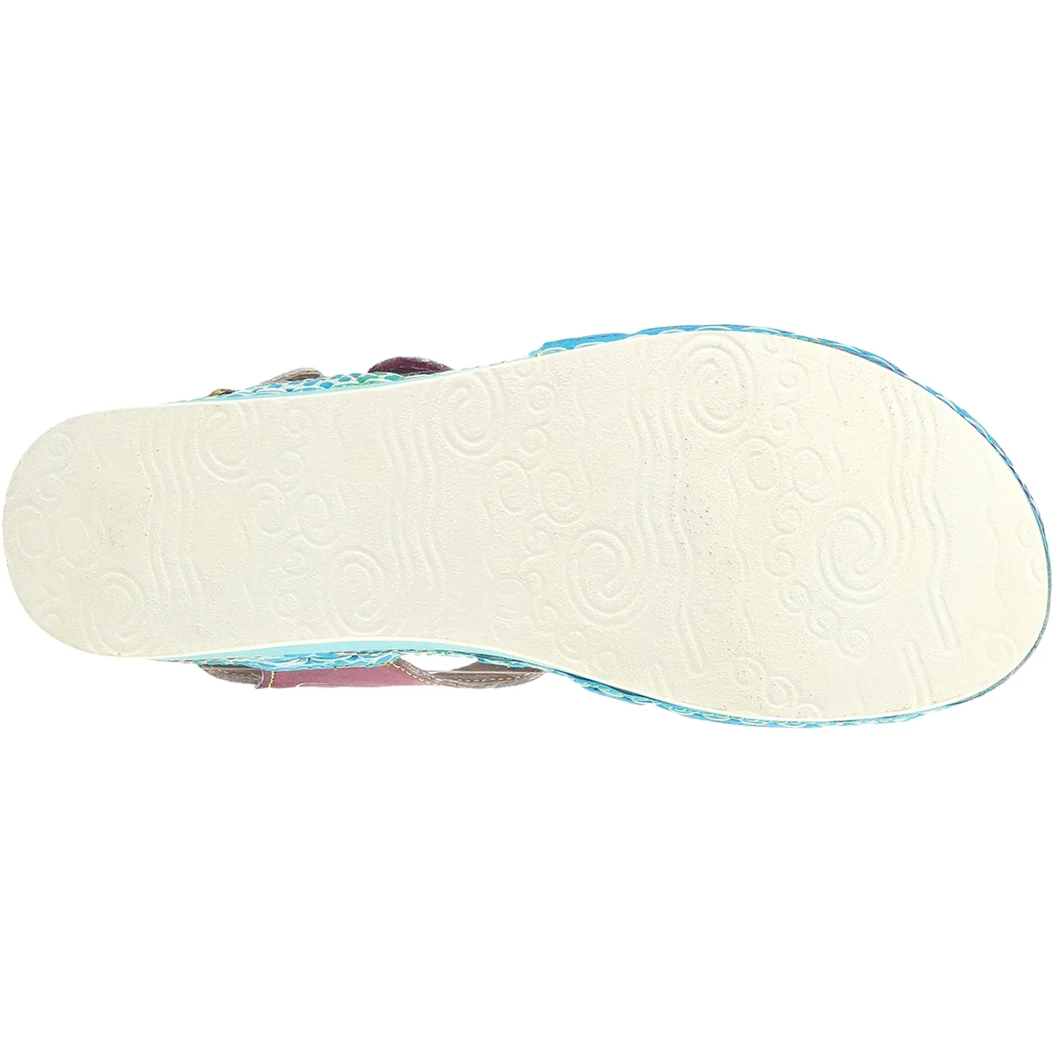 Women's L'Artiste by Spring Step Sumacah Aqua Multi Leather