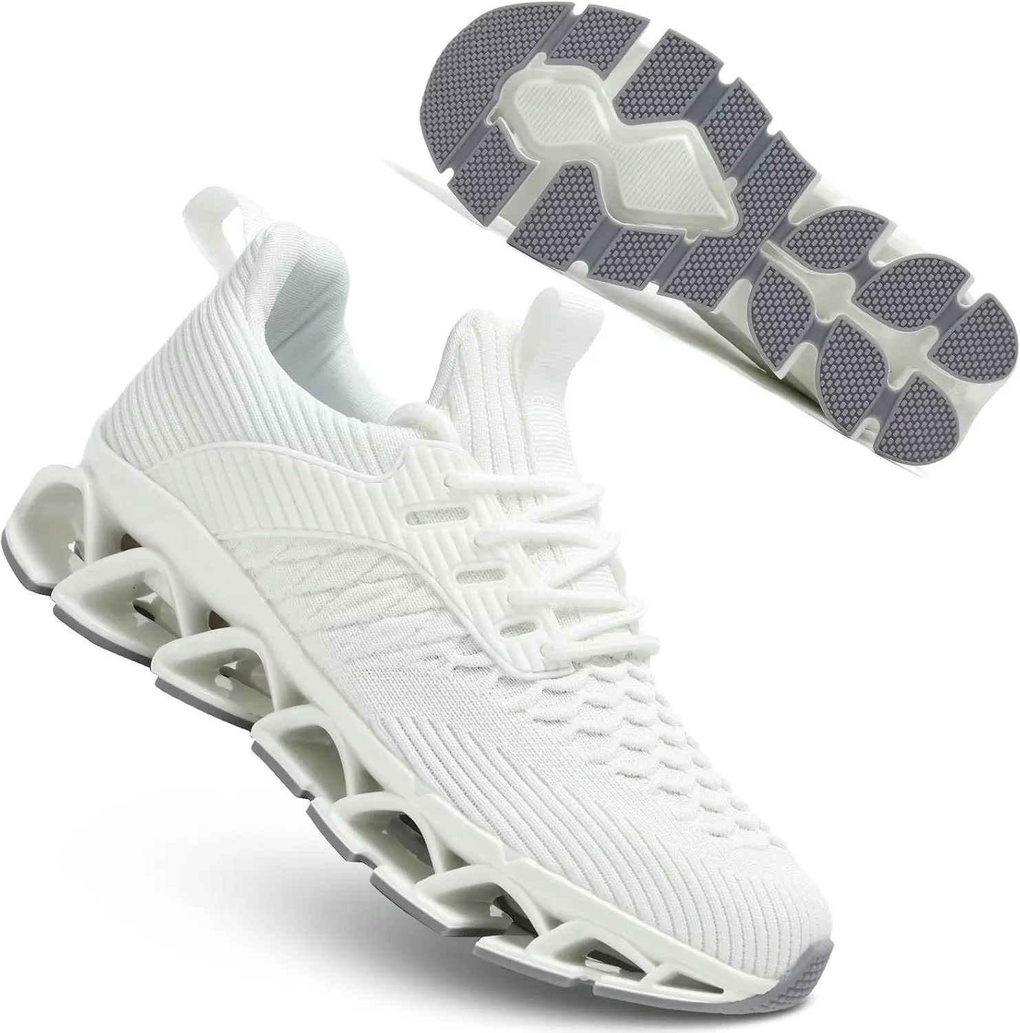 Womens Slip-ins Running Shoes Blade Tennis Walking Sneakers Comfortable Fashion Non Slip Work Sport Shoes Gym Trainers