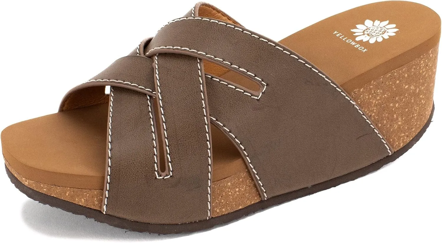 Yellow Box Women's Clever Wedge Sandal