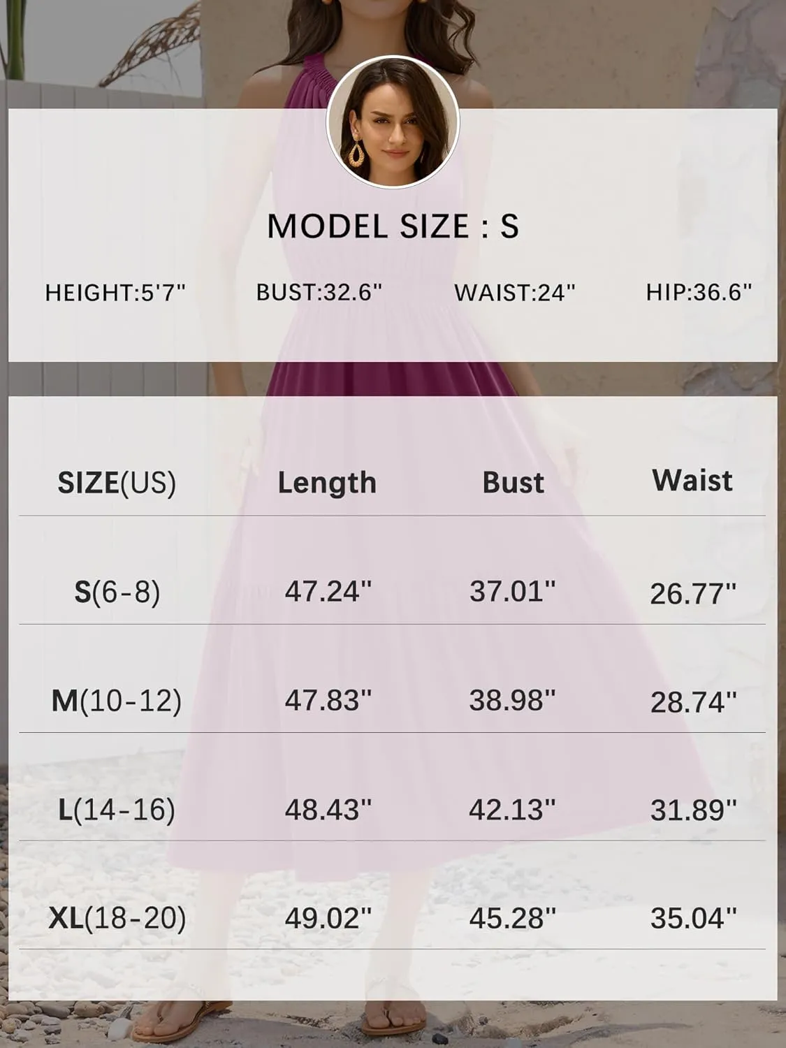 ZAFUL Women's 2025 Summer Casual Midi Dress Sleeveless Adjustable V Neck Elastic Empire Waist Smocked Ruffle Tiered Dresses
